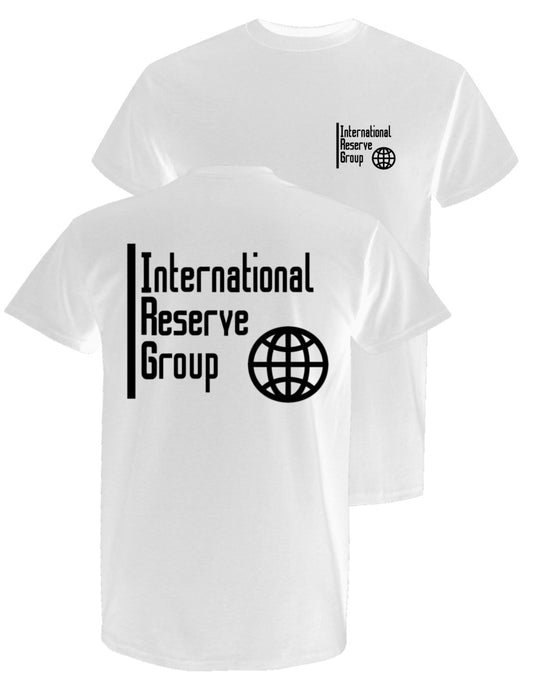 IRG white Corp Tee