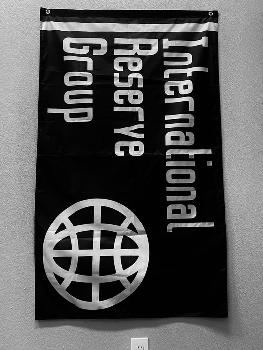 IRG corp double sided flag